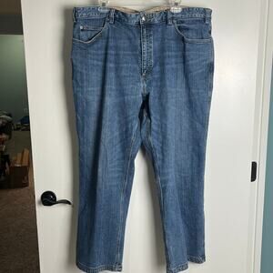Duluth Trading Flex Ballroom Jeans Mens 44x30 Relaxed Straight Leg Stretch